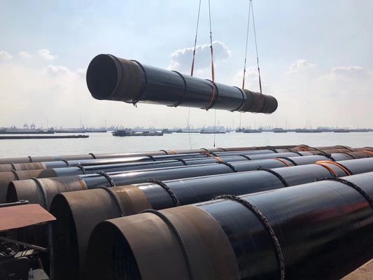 Kualitas  Custom LSAW Steel Pipe / Welded Carbon Steel Pipe For Underground Bunker pabrik