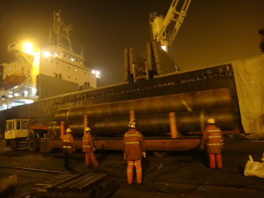 Kualitas  Hot Rolled SAWL SSAW Steel Pipe Length Customized For Natural Gas And Oil Pipeline pabrik