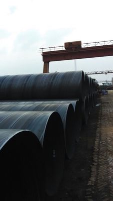 SSAW 609 Mm Tabung Baja Karbon Helical Seam Spiral Welded Steel Pipe