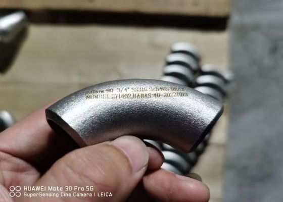 ASME B 16.9 Fittings pipa baja 1/2 Inch 48 Inch dengan tekanan tinggi