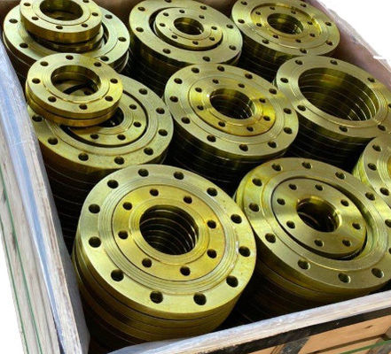 Flanges baja cat kuning untuk sambungan sendi lap dengan sifat kimia