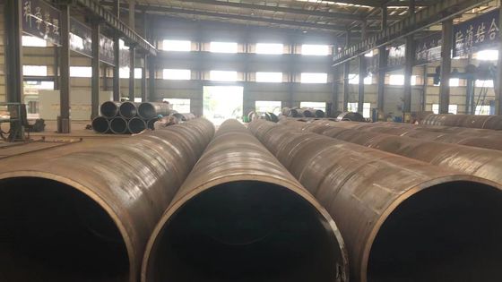 API 5L Standar LSAW Steel Pipe dengan 6mm-50mm WT untuk Transmisi Gas Alam