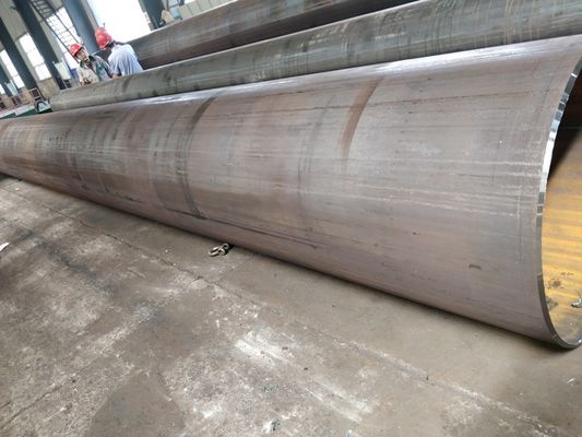 API 5L Standar LSAW Steel Pipe dengan 6mm-50mm WT untuk Transmisi Gas Alam