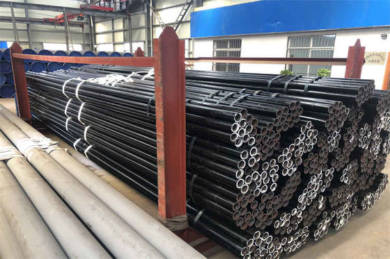 Steel Tube Punching Bending Service ASTM A106 Hot Rolled Black Color Tube
