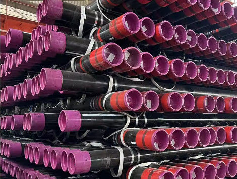 API 5CT Baja Karbon Pipa Tanpa Sambungan Pengelasan Tambang Minyak Casing Tubing OCTG Stockist