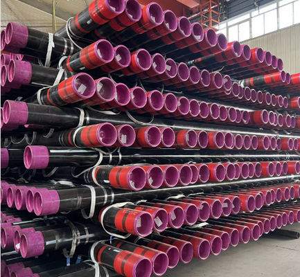 API 5CT Baja Karbon Pipa Tanpa Sambungan Pengelasan Tambang Minyak Casing Tubing OCTG Stockist