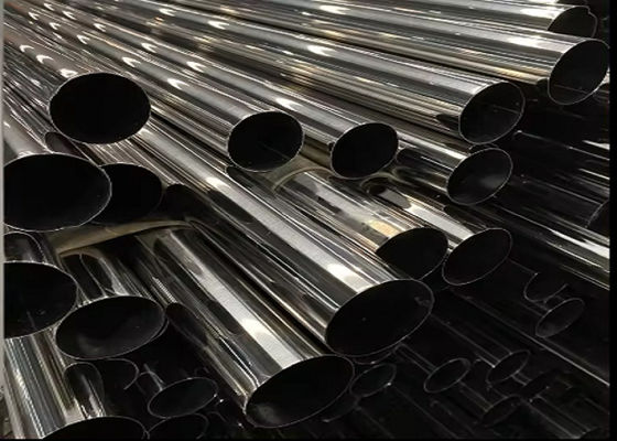 ERW Steel Pipe Black Painted Stainless Steel Tube dengan ujung yang polos