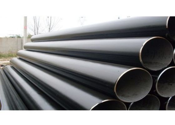 Permukaan halus Cold Rolled Steel Pipe dengan Black Painting Varnish Coating