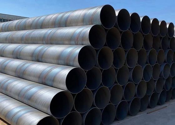 Pipa baja SSAW spiral las 400mm untuk aplikasi struktural