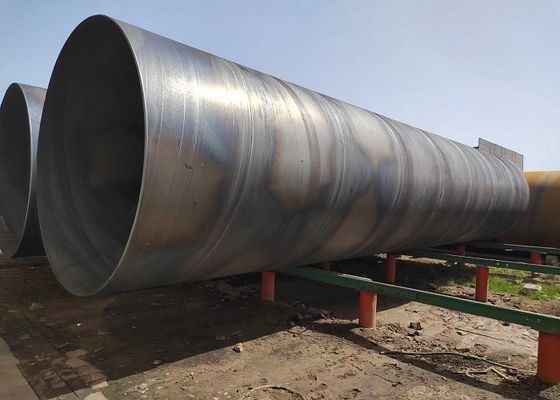 Pipa baja SSAW spiral las 400mm untuk aplikasi struktural