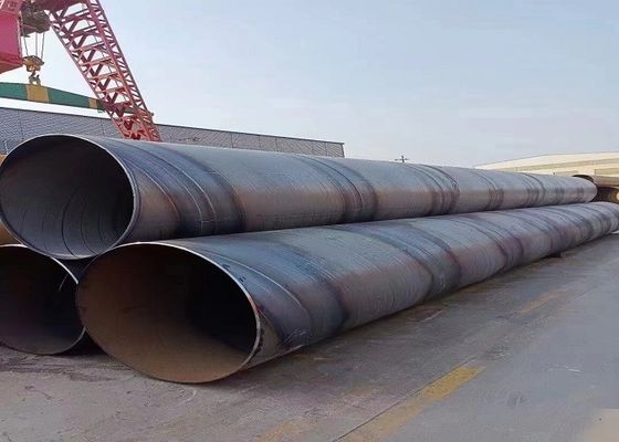 25.4mm Diameter Besar SSAW spiral las pipa baja untuk struktural