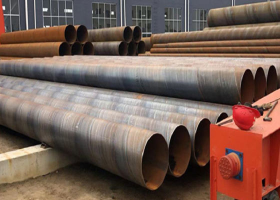 5mm-25.4mm Wall Mill Tes Sertifikat SSAW Steel Pipe Untuk Bahan Bangunan