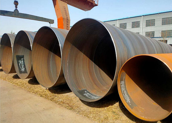 SSAW Steel Pipe Dengan 0.068in-52in Range Dan 219.1mm-2540mm Diameter Luar