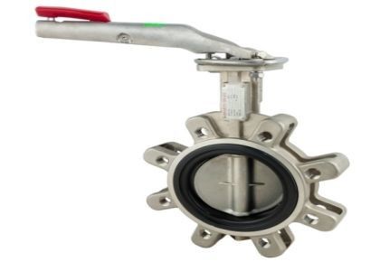 Bolted Bonnet stainless steel klep kupu-kupu API JIS GOST DIN Operasi manual
