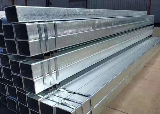 Bagian Kerongkongan Baja Galvanis ASTM JIS GB Standar 1-12m Panjang 5-400mm Diameter Dalam Profil Kerongkongan