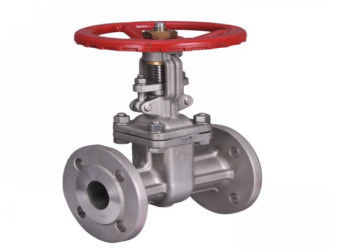 1/2 Inch Manual Steel Gate Valves untuk aplikasi suhu tinggi / rendah