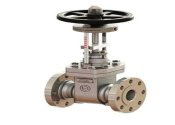 Katup Gerbang Baja Ujung Bergelang API 500lb Manual Gas DIN3202 PN16