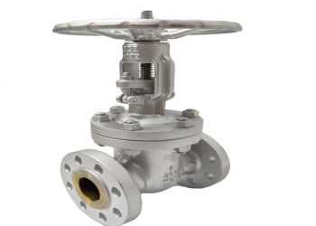Katup Gerbang Baja Ujung Bergelang API 500lb Manual Gas DIN3202 PN16