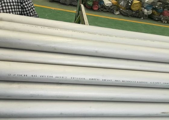 2B Permukaan Finish Stainless Steel Pipe Tubing 1/4 Inch 48 Inch Cold Rolled / Hot Rolled