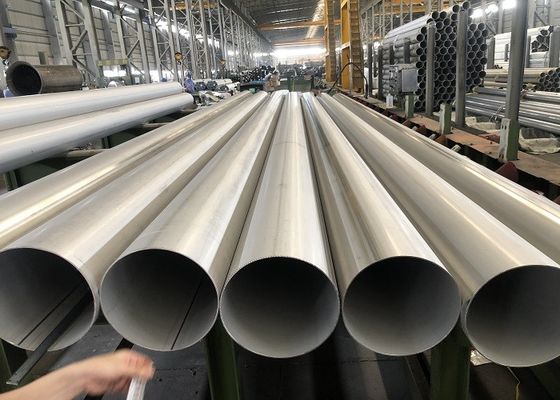 2B Permukaan Selesai Tahan Suhu Produk Tubular Baja Rinsing Dengan Kelas 304L
