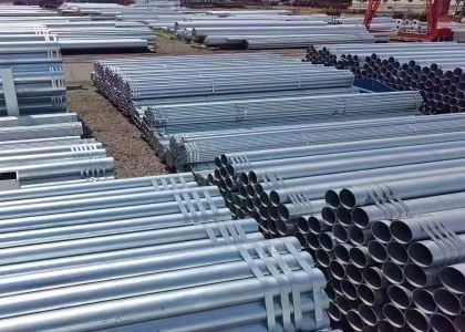 OEM Galvanized Steel Pipe Seamless Pipe Untuk Black Anti Rust Painting