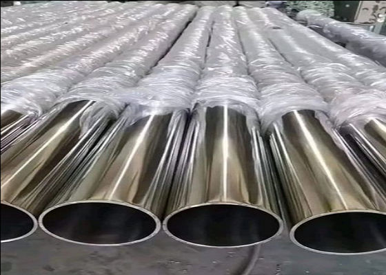 304 316 Bulat pipa stainless steel ujung beveled 2B permukaan akhir 1/4 Inch 48 Inch