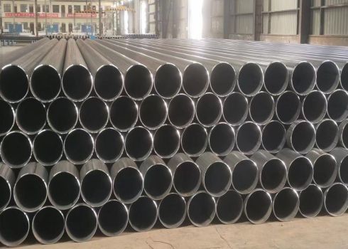 Pipa Baja Las Elektrogas Bulat persegi panjang Dengan Dinding 0,5-60 mm Permukaan Telanjang Atau Dicat