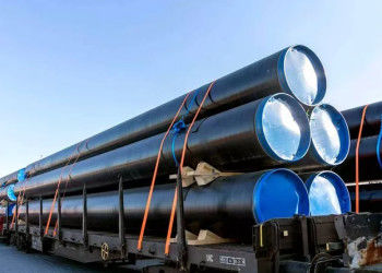 Pipa baja LSAW Epoxy Lapisan Batubara Batubara Berat Untuk Konstruksi
