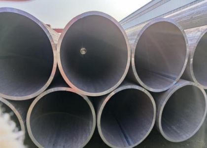 Pipa Baja LSAW Diameter Besar ASTM Q235, Q235B, S275 Tabung Karbon Bulat Tersald