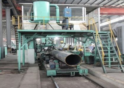 Pipa Baja LSAW Diameter Besar ASTM Q235, Q235B, S275 Tabung Karbon Bulat Tersald