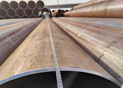 API 5L GRB Steel Grade LSAW Pipe 355.6 - 2320mm OD 200-220g/m2 Lapisan Seng