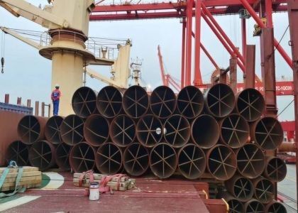Heavy Duty Coal Tar Epoxy Coated Galvanized Steel Pipe Untuk Struktur Pipe