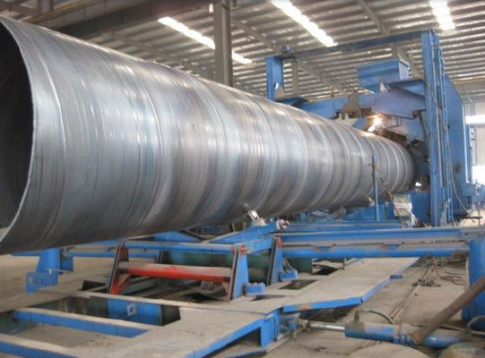 5mm-25.4mm Mill Test Certificate SSAW Steel Pipe Untuk Peralatan Mesin Berat