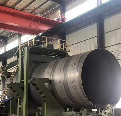 5mm-25.4mm Mill Test Certificate SSAW Steel Pipe Untuk Peralatan Mesin Berat