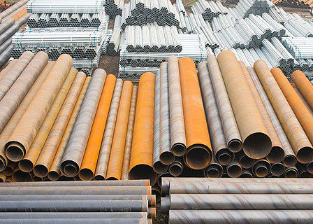 SSAW Steel Pipe Mill Tes Sertifikat 219.1mm-2540mm OD Untuk Konstruksi Bangunan