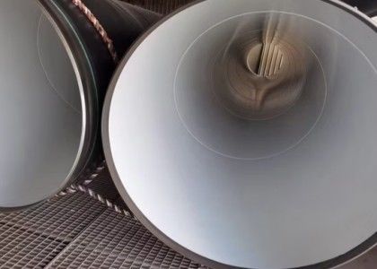 Q235 SSAW Steel Pipe 3PE Coated untuk proyek konstruksi minyak