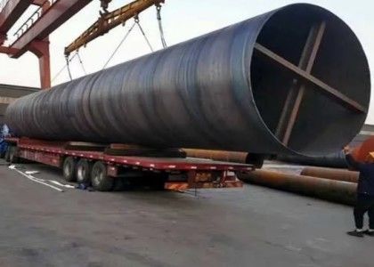 Q235 Q195 Kelas A B 2235mm SSAW Steel Pipe dengan dinding 5mm-25.4mm