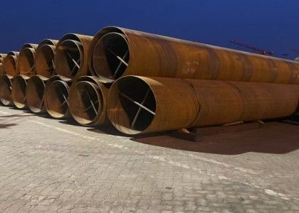 API API EN BS Standar SSAW Pipe untuk konstruksi dermaga dengan layanan las
