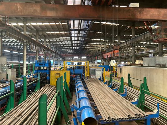 Jalur Pipa Minyak Pipa Baja Seamless Hot Rolled API 5L Standar ASTM A106 A53