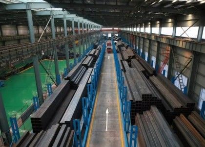 Komponen Struktural Surya Bagian Kerongkongan Baja 2-12m Panjang untuk Bahan Bangunan