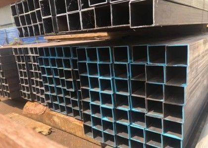 Pipa persegi galvanis 25x25x1.2 mm 40x40 mm 50x50x2.5 mm Pipa Seksi Golong