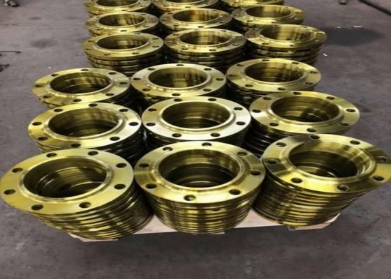 DIN Standard Steel Slip On Flange Dengan Koneksi Threaded Dan Ketahanan Tinggi