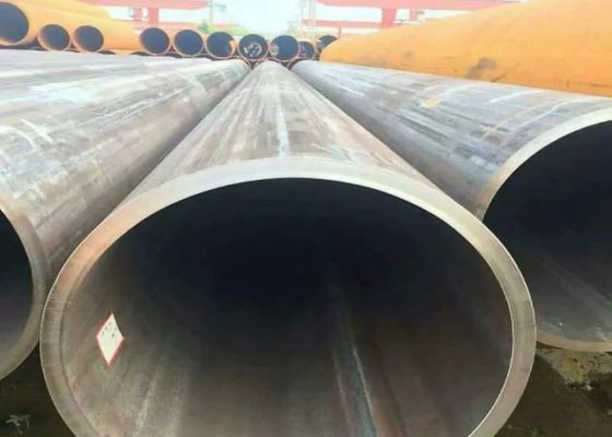 Anti karat lapisan minyak LSAW pipa baja untuk EN10210 standar garis las longitudinal
