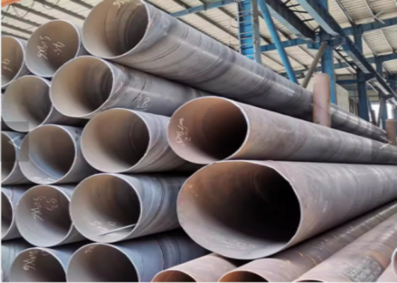 SSAW Steel Pipe untuk Pengiriman dan Konstruksi Cairan Tekanan Rendah