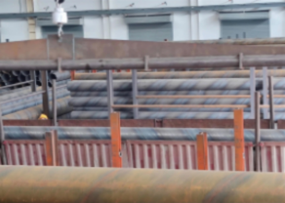 SSAW Steel Pipe untuk Aplikasi Struktural Minyak Gas dan Air