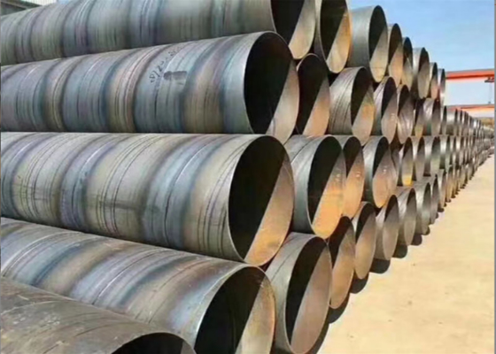 SSAW Steel Pipe 219.1-2540mm OD untuk Pengiriman Minyak Gas Air