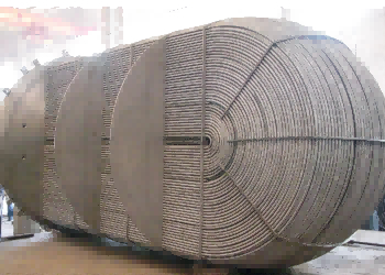 Tabung baja penukar panas bulat Ketebalan dinding 0,7MM-30MM