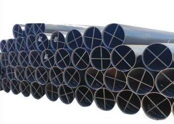 Pipa baja LSAW berlapis 3PE dan 3PP dengan standar EN10210 untuk aplikasi struktural dan tumpukan