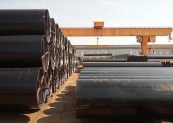 EN10219 Pipa baja LSAW standar dengan diameter 355,6mm-2320mm dan ketebalan dinding 5mm-50mm untuk aplikasi tugas berat