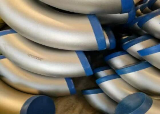 Fittings pipa baja tahan korosi tinggi dengan toleransi pemesinan presisi +/- 0,01mm dan penandaan khusus untuk aplikasi industri